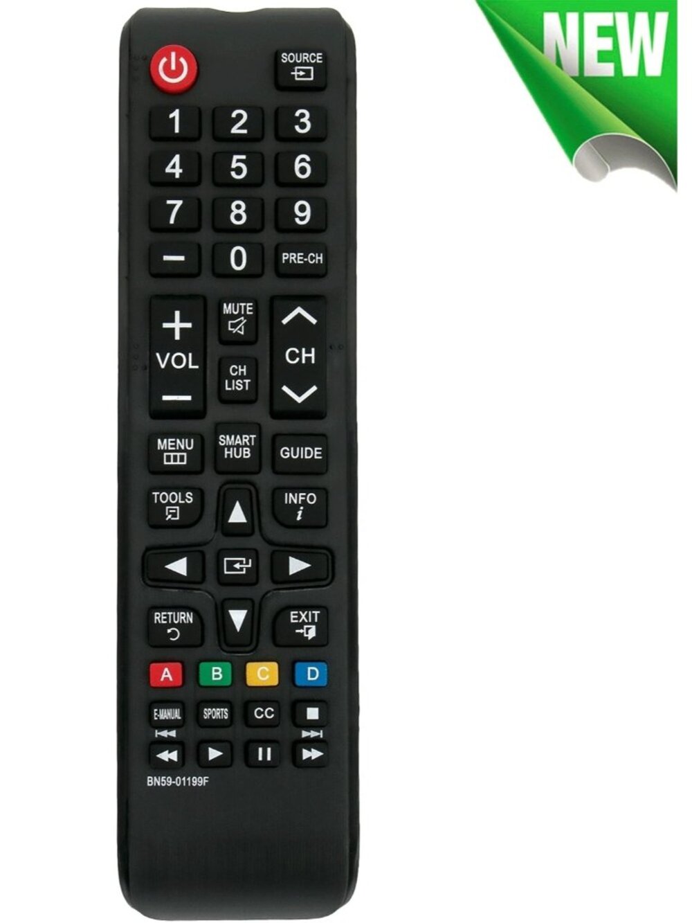 BN59-01199F Replacement Remote Control for Samsung TV UN32J5205AF UN50J5200AF